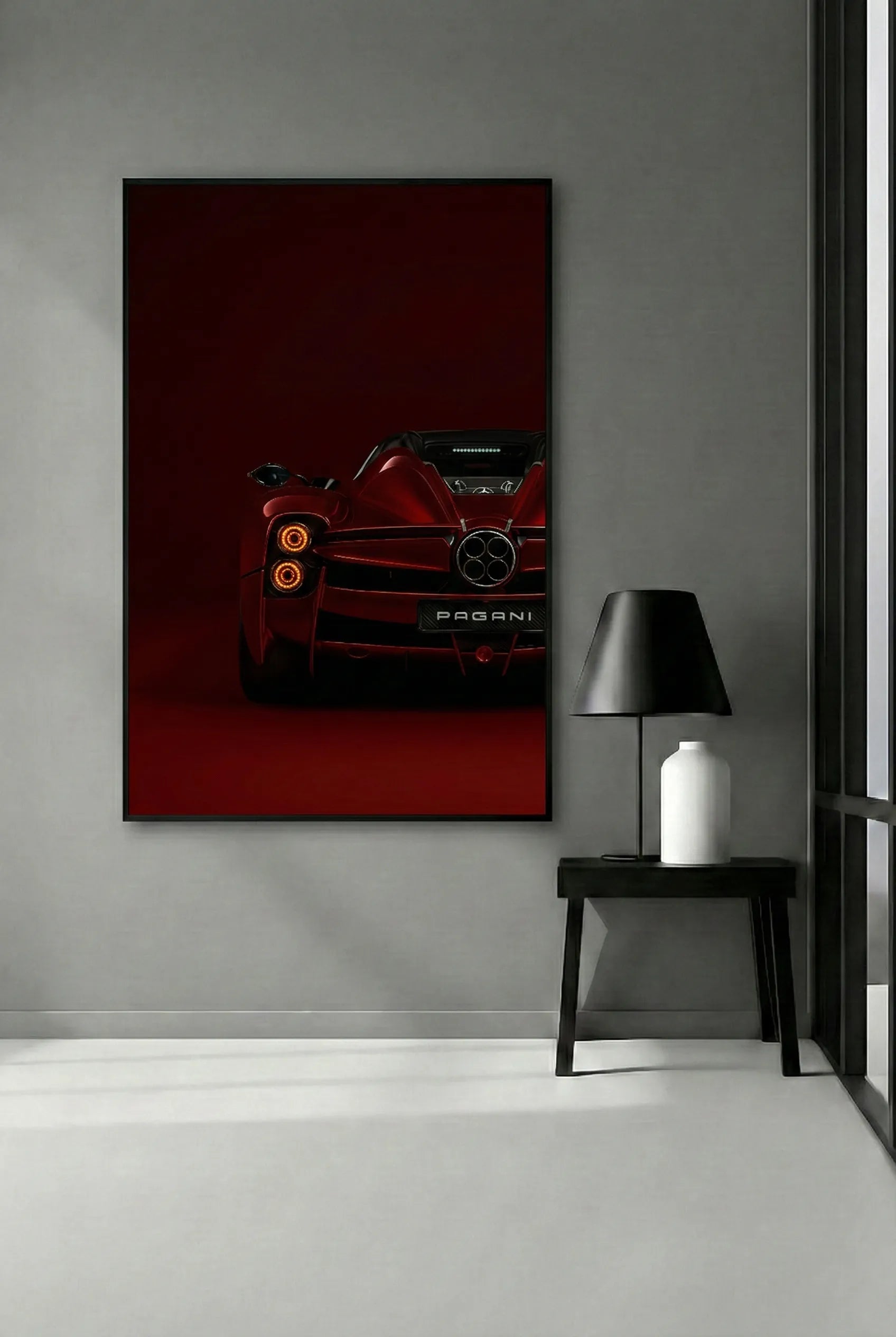 Hypercar Wall Art Frame | Luxury Interior Decor