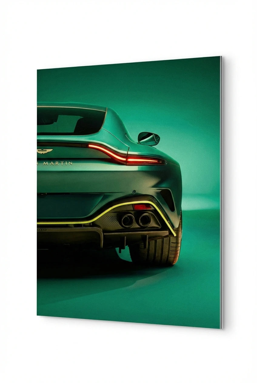 Vantage Supercar Metal Print | Aluminum Dibond Wall Art for man cave boys room decor