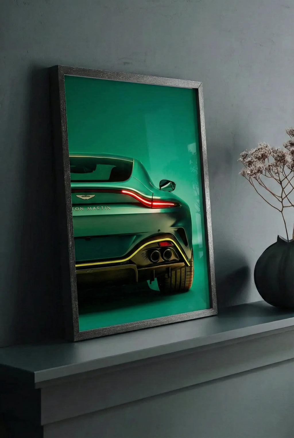 Vantage Black Wooden Frame | Luxury Home Decor