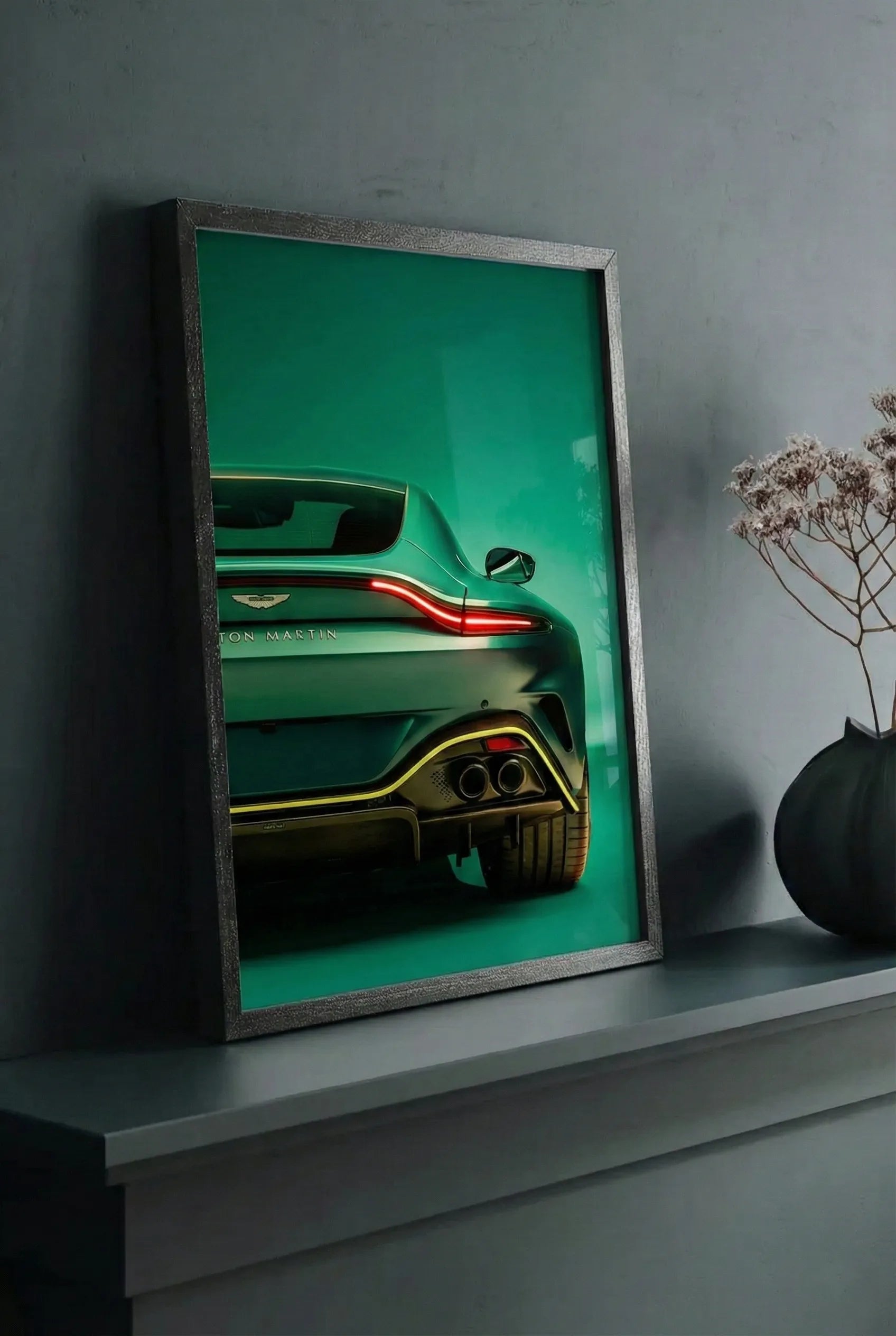 Vantage Black Wooden Frame | Luxury Home Decor