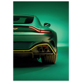Vantage Supercar Poster for modern boys room decor