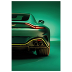 Vantage Supercar Poster for modern boys room decor