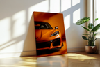 Supercar Aluminum Metal Print | Modern Interior Home Decor