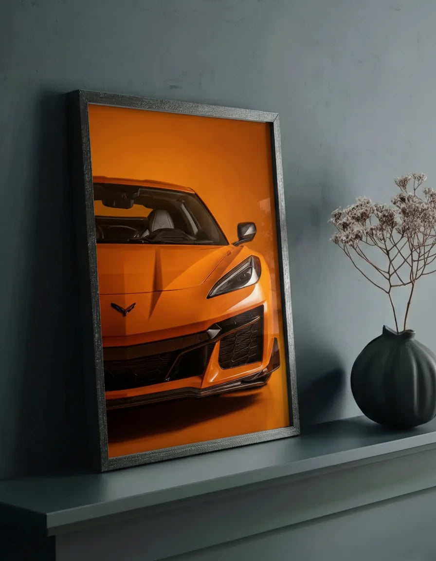 Supercar Framed Wall Art | Luxuy Decor for Boys Room Man cave